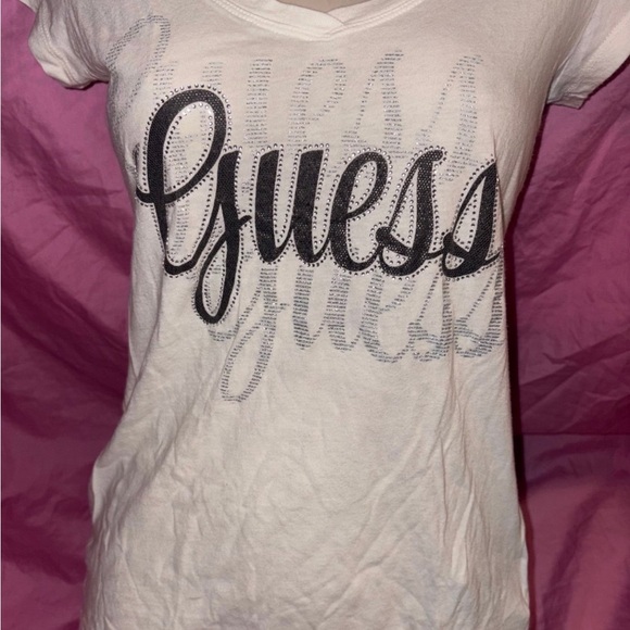 Guess rhinestone bling T-shirt - Picture 1 of 2
